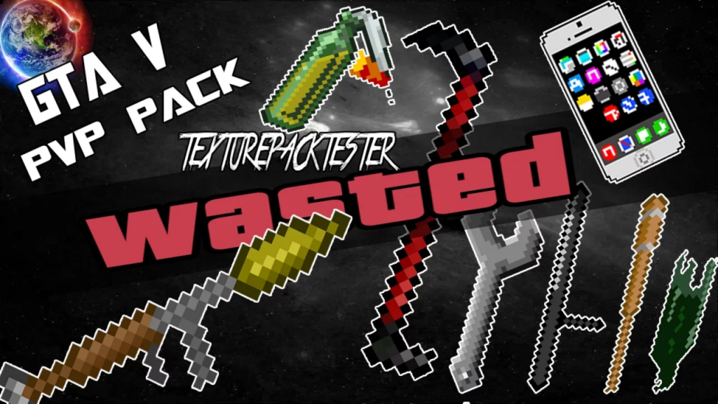 Gta V PvP Texture Pack – MCPE 0.15.x