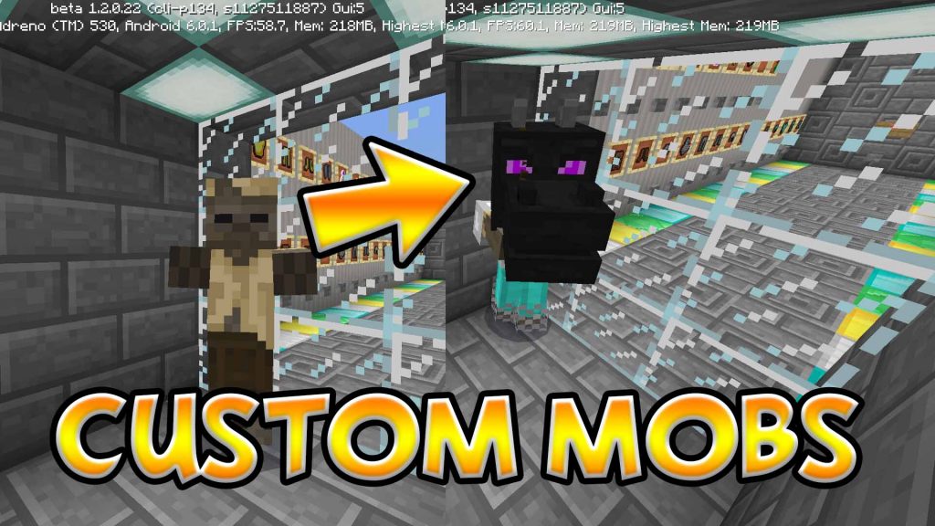 Custom Mob Haritası – Minecraft 1.2 (MCPE)