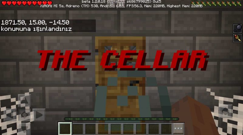 The Cellar [Korku Haritası] – Minecraft 1.2 (MCPE)